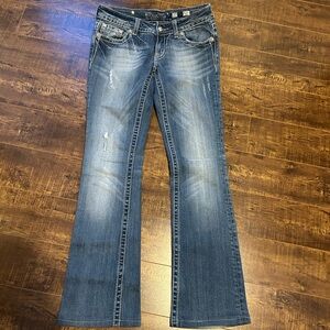 Miss Me Dark Blue Boot Cut Jeans